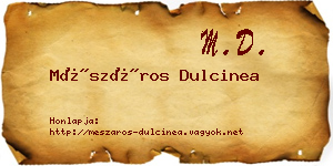 Mészáros Dulcinea névjegykártya